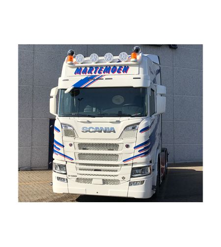 Lichtbak - Nedking - Truck Sign Ultra Thin - Hoogte 27cm - 70.9" - 180cm - Amber LEDs - Scania - R/S - Highline - 2016+