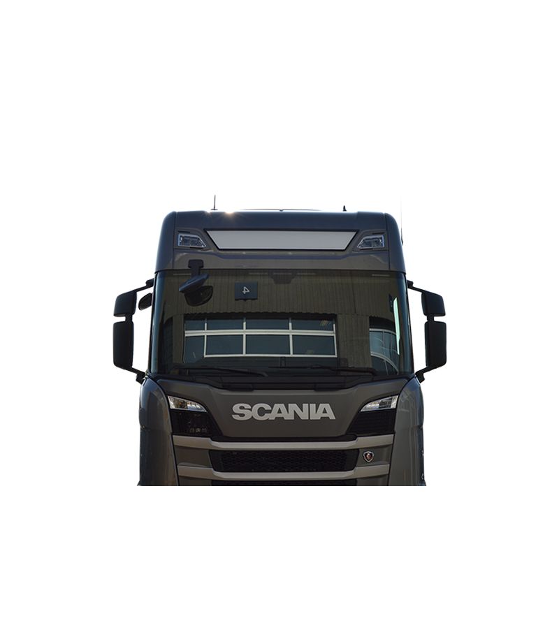 Lichtbak - Nedking - Truck Sign Ultra Thin - Hoogte 23cm - 54.3" - 138cm - Witte LEDs - Scania - R/S - Highline - 2016+ Lichtbak - Nedking - Truck Sign Ultra Thin - Hoogte 23cm - 54.3" - 138cm - Witte LEDs - Scania - R/S - Highline - 2016+