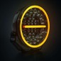 Driving light - Strands - Firefly Pro 9 - 8.7" - 22cm - Position light White/Amber - 2 flash patterns - Driving Driving light - Strands - Firefly Pro 9 - 8.7" - 22cm - Position light White/Amber - 2 flash patterns - Driving