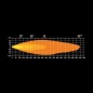 Extraljus - Strands - Firefly Pro 9 - 8.7" - 22cm - Positionsljus Vit/Bärnsten - 2 blixtmönster - Driving - Extraljus - Strands - Firefly Pro 9 - 8.7" - 22cm - Positionsljus Vit/Bärnsten - 2 blixtmönster - Driving -
