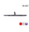 Flitser - M-Led - 5.1" - 13cm - Helder - Superdun - 26 flitspatronen - Rood - 12V-24V