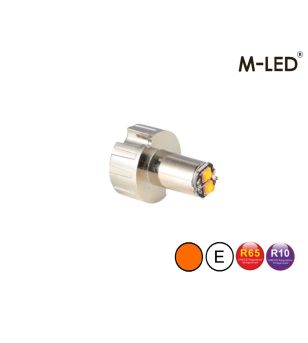 Flitser - M-Led - Undercover - 1" - 2.6cm - Helder - 26 flitspatronen - Amber - R65 - 12V-24V