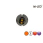 Blitzleuchte - M-Led - Undercover - 1" - 2.6cm - Klar - 26 Blitzmuster - Amber - R65 - 12V-24V Blitzleuchte - M-Led - Undercover - 1" - 2.6cm - Klar - 26 Blitzmuster - Amber - R65 - 12V-24V