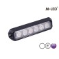 Flitser - M-Led - Pro 6 - Compact - 5" - 12.8cm - Helder - 26 flitspatronen - Wit - 12V-24V Flitser - M-Led - Pro 6 - Compact - 5" - 12.8cm - Helder - 26 flitspatronen - Wit - 12V-24V