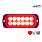 Blixtljus - M-Led - 4.5" - 11.4cm - Klar - 22 blixtmönster - Röd - 12V-24V - Blixtljus - M-Led - 4.5" - 11.4cm - Klar - 22 blixtmönster - Röd - 12V-24V -