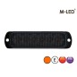 Flitser - M-Led - 4.4" - 11.3cm - Smoke - Dark Look - 26 flitspatronen - Amber - R65 - 12V-24V Flitser - M-Led - 4.4" - 11.3cm - Smoke - Dark Look - 26 flitspatronen - Amber - R65 - 12V-24V