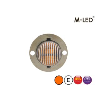 Flitser - M-Led - Undercover Hideaway - 1.6" - 4cm - Helder - 21 flitspatronen - Amber - R65 - 12V-24V