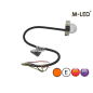Blitzleuchte - M-Led - Undercover Hideaway - 1.6" - 4cm - Klar - 21 Blitzmuster - Amber - R65 - 12V-24V Blitzleuchte - M-Led - Undercover Hideaway - 1.6" - 4cm - Klar - 21 Blitzmuster - Amber - R65 - 12V-24V