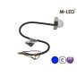 Blitzleuchte - M-Led - Undercover Hideaway - 1.6" - 4cm - Klar - 21 Blitzmuster - Blau - 12V-24V Blitzleuchte - M-Led - Undercover Hideaway - 1.6" - 4cm - Klar - 21 Blitzmuster - Blau - 12V-24V
