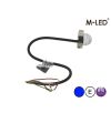 Blixtljus - M-Led - Undercover Hideaway - 1.6" - 4cm - Klar - 21 blixtmönster - Blå - 12V-24V -