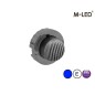 Blitzleuchte - M-Led - Undercover Hideaway - 1.6" - 4cm - Klar - 21 Blitzmuster - Blau - 12V-24V Blitzleuchte - M-Led - Undercover Hideaway - 1.6" - 4cm - Klar - 21 Blitzmuster - Blau - 12V-24V