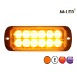 Blitzleuchte - M-Led - 4.5" - 11.4cm - Klar - 22 Blitzmuster - Amber - R65 - 12V-24V Blitzleuchte - M-Led - 4.5" - 11.4cm - Klar - 22 Blitzmuster - Amber - R65 - 12V-24V