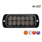 Blixtljus - M-Led - 4.5" - 11.4cm - Klar - 22 blixtmönster - Bärnsten - R65 - 12V-24V - Blixtljus - M-Led - 4.5" - 11.4cm - Klar - 22 blixtmönster - Bärnsten - R65 - 12V-24V -