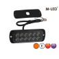 Blixtljus - M-Led - 4.5" - 11.4cm - Klar - 22 blixtmönster - Bärnsten - R65 - 12V-24V - Blixtljus - M-Led - 4.5" - 11.4cm - Klar - 22 blixtmönster - Bärnsten - R65 - 12V-24V -