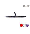 Flitser - M-Led - 3.9" - 9.8cm - Helder - Superdun - 26 flitspatronen - Rood - 12V-24V