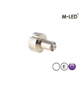 Flitser - M-Led - Undercover - 1" - 2.6cm - Helder - 26 flitspatronen - Wit - 12V-24V