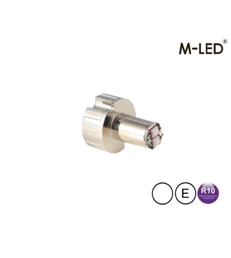Flitser - M-Led - Undercover - 1" - 2.6cm - Helder - 26 flitspatronen - Wit - 12V-24V