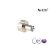 Blitzleuchte - M-Led - Undercover - 1" - 2.6cm - Klar - 26 Blitzmuster - Weiß - 12V-24V