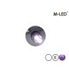 Flitser - M-Led - Undercover - 1" - 2.6cm - Helder - 26 flitspatronen - Wit - 12V-24V