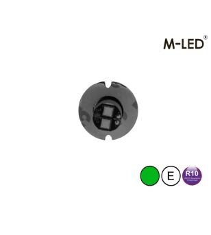 Blitzleuchte - M-Led - Undercover - 1" - 2.6cm - Klar - 19 Blitzmuster - Grün - 12V-24V 