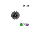 Blitzleuchte - M-Led - Undercover - 1" - 2.6cm - Klar - 19 Blitzmuster - Grün - 12V-24V