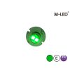 Flitser - M-Led - Undercover - 1" - 2.6cm - Helder - 19 flitspatronen - Groen - 12V-24V