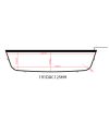 Light box - Nedking - Truck Sign Ultra Thin - Height 29.5cm - 47.2" - 120cm - White Leds - DAF - CF - Super Space Cab - 2001-2022