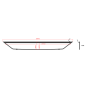 Leuchtkasten - Nedking - Truck Sign Ultra Thin - Höhe 18cm - 62.2" - 158cm - Weiße LEDs - DAF - XG+ - 2021+
