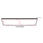Light box - Nedking - Truck Sign Ultra Thin - Height 28.5cm - 57.5" - 146cm - White Leds - DAF - XF - Super Space Cab - 2005-2021 Light box - Nedking - Truck Sign Ultra Thin - Height 28.5cm - 57.5" - 146cm - White Leds - DAF - XF - Super Space Cab - 2005-2021