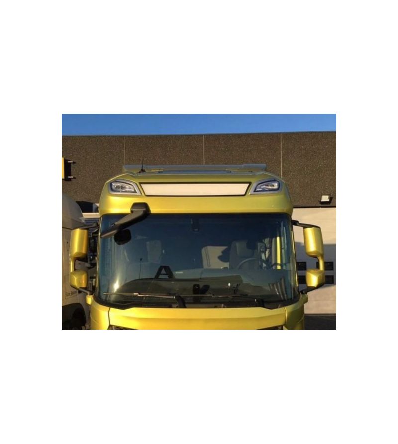Ljusskylt - Nedking - Truck Sign Ultra Thin - Höjd 19cm - 50.4" - 128cm - Amber Lysdioder - DAF - XF - 2021+ Ljusskylt - Nedking - Truck Sign Ultra Thin - Höjd 19cm - 50.4" - 128cm - Amber Lysdioder - DAF - XF - 2021+