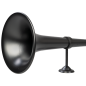 Air Horn - Nedking - The Black Edition - Bell flare 180mm - 37.4" - 95cm - Black matte