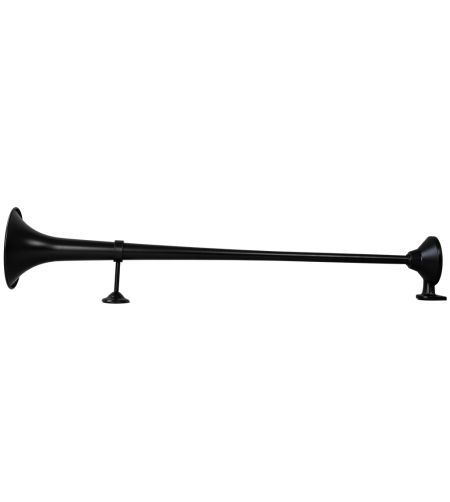 Lufthorn - Nedking - The Black Edition - Trattöppning 180 mm - 37.4" - 95cm - Svart Matt