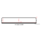 Light box - Nedking - Truck Sign Ultra Thin - Height 23cm - 53.1" - 135cm - White Leds - Renault - T Series - 2013+ Light box - Nedking - Truck Sign Ultra Thin - Height 23cm - 53.1" - 135cm - White Leds - Renault - T Series - 2013+