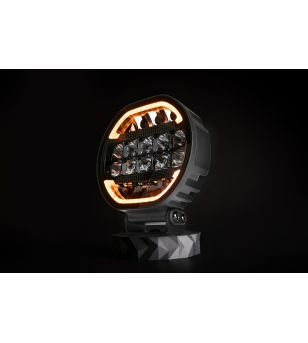 Driving light - Skyled - Scallop 7X - 7" - 17.8cm - Smoke - Position light White/Amber - Driving