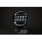 Driving light - Skyled - Scallop 7X - 7" - 17.8cm - Smoke - Position light White/Amber - Driving