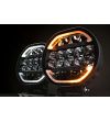 Fernscheinwerfer - Skyled - Scallop 7X - 7" - 17.8cm - Smoke - Positionslicht Weiß/Amber - Driving 