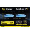 Verstraler - Skyled - Scallop 7X - 7" - 17.8cm - Smoke - Positielicht Wit/Amber - Driving