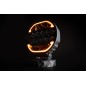 Driving light - Skyled - Scallop 9X - 8.7" - 22cm - Smoke - Position light White/Amber - Driving Driving light - Skyled - Scallop 9X - 8.7" - 22cm - Smoke - Position light White/Amber - Driving