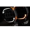 Fernscheinwerfer - Skyled - Scallop 9X - 8.7" - 22cm - Smoke - Positionslicht Weiß/Amber - Driving