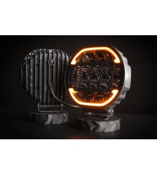 Verstraler - Skyled - Scallop 9X - 8.7" - 22cm - Smoke - Positielicht Wit/Amber - Driving