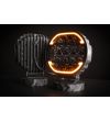 Extraljus - Skyled - Scallop 9X - 8.7" - 22cm - Smoke - Positionsljus Vit/Bärnsten - Driving