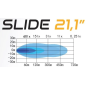 LED bar - Skyled - Slide 21.1 - 21" - 53.4cm - Smoke - Positielicht Wit/Amber - Driving LED bar - Skyled - Slide 21.1 - 21" - 53.4cm - Smoke - Positielicht Wit/Amber - Driving