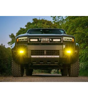 LED bar - Lazer - Carbon 2 - 4.6" - 11.6cm - Geel dimlicht - Wit/Geel - Positielicht Wit/Geel - Spot