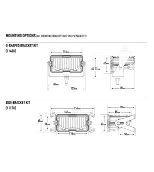 LED Lightbar - Lazer - Carbon 2 - 4.6" - 11.6cm - Gen3 - Spot