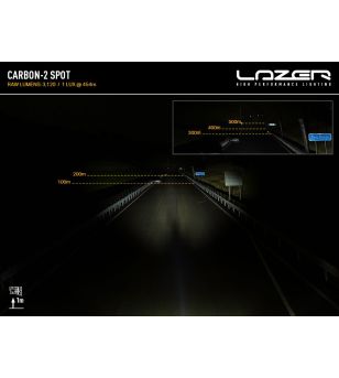 LED Light bar - Lazer - Carbon 2 - 4.6" - 11.6cm - Gen3 - Spot