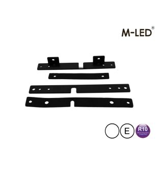 Warning light - M-Led - Ultra Thin - 5.3" - 13.5cm - Clear - 22 flash patterns - White - 12V-24V