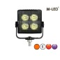 Blixtljus - M-Led - 2.9" - 7.4cm - Klar - Justerbar - 23 blixtmönster - Bärnsten - R65 - Blixtljus - M-Led - 2.9" - 7.4cm - Klar - Justerbar - 23 blixtmönster - Bärnsten - R65 -