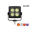 Flitser - M-Led - 2.9" - 7.4cm - Helder - Verstelbaar - 23 flitspatronen - Amber - R65