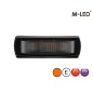 Flitser - M-Led - 4.3" - 11cm - Helder - Groothoek - 22 flitspatronen - Amber - R65 - 12V-24V Flitser - M-Led - 4.3" - 11cm - Helder - Groothoek - 22 flitspatronen - Amber - R65 - 12V-24V