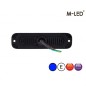 Blixtljus - M-Led - 4.7" - 12cm - Klar - Supertunn - 10 blixtmönster - Blå - R65 - 12V-24V - Blixtljus - M-Led - 4.7" - 12cm - Klar - Supertunn - 10 blixtmönster - Blå - R65 - 12V-24V -